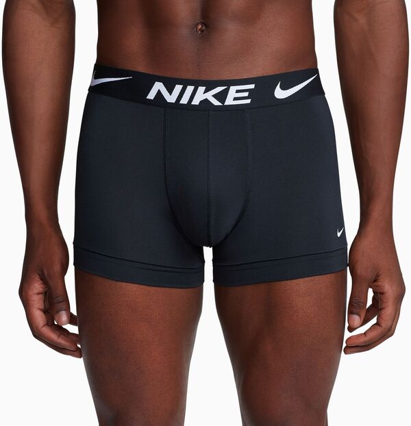 ナイキ メンズ ボクサーパンツ アンダーウェア Nike Men's Dri-FIT Essential Micro Trunks 3 Pack Black
