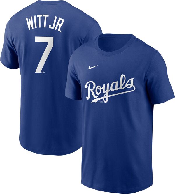 ナイキ メンズ Tシャツ トップス Nike Men's Kansas City Royals Bobby Witt Jr. #7 Blue T-Shirtの通販は 10,980円