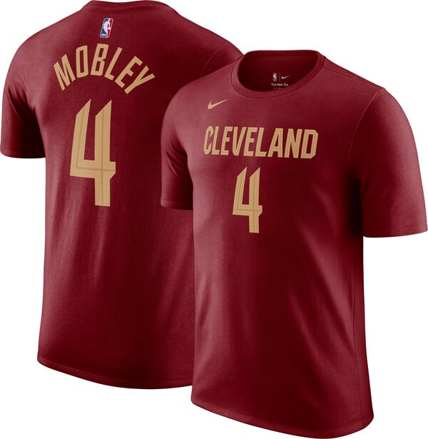 ナイキ メンズ Tシャツ トップス Nike Men's Cleveland Cavaliers Evan Mobley #4 Red T-Shirtの通販は 13,980円