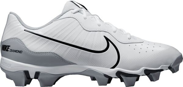 ナイキ メンズ スニーカー シューズ Nike Men's Alpha Huarache Keystone 4 RM Baseball Cleats White/Grey