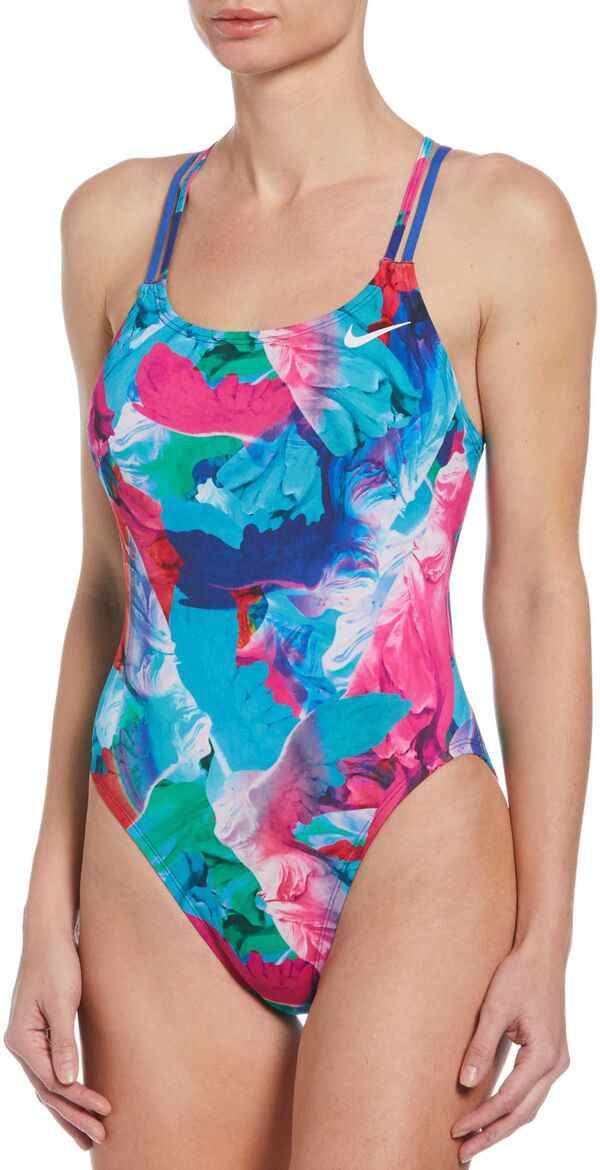 ナイキ レディース 上下セット 水着 NIKE Women's Hydrastrong Multi-Spiderback One Piece Swimsuit Psychic Purple