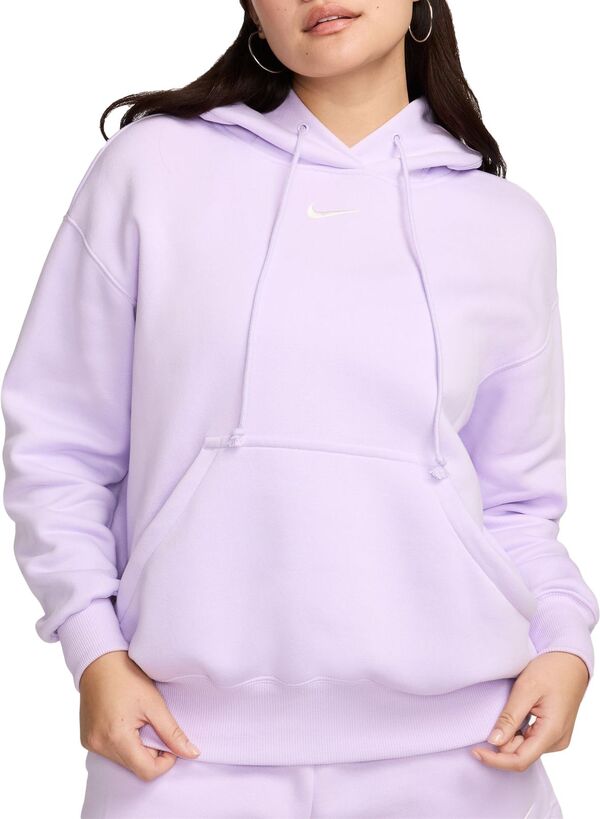 ナイキ レディース パーカー・スウェット アウター Nike Sportswear Women's Phoenix Fleece Oversized Pullover Hoodie Violet Mistの通販は