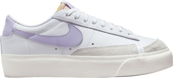 ナイキ レディース スニーカー シューズ Nike Women's Blazer Low Platform Shoes White/Lilac