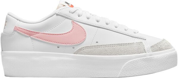 ナイキ レディース スニーカー シューズ Nike Women's Blazer Low Platform Shoes White/Pink