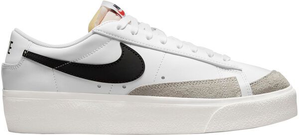 ナイキ レディース スニーカー シューズ Nike Women's Blazer Low Platform Shoes White/Black/White