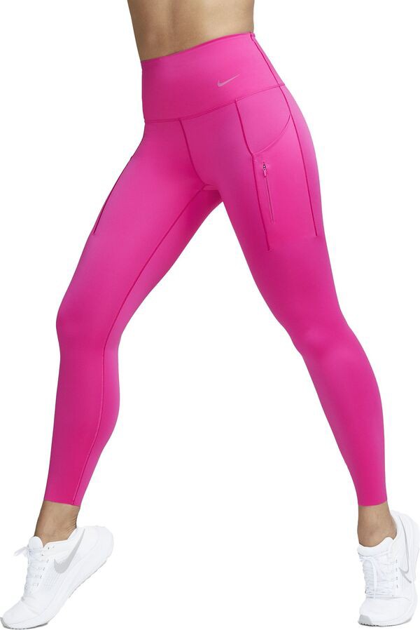 ナイキ レディース カジュアルパンツ ボトムス Nike Women's Go Firm-Support High-Waisted 7/8 Leggings Active Fuchsia