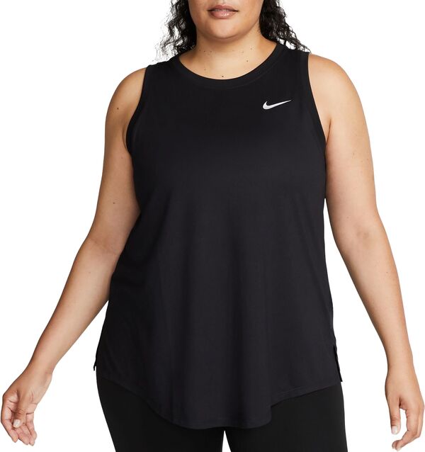 ナイキ レディース シャツ トップス Nike Women's Dri-FIT Tank (Plus Size) Blackの通販は