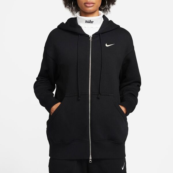 ナイキ レディース ジャケット・ブルゾン アウター Nike Sportswear Women's Phoenix Fleece Oversized Full-Zip Hoodie Black