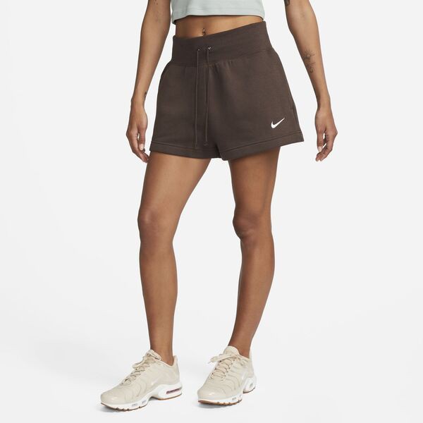 ナイキ レディース ハーフパンツ・ショーツ ボトムス Nike Sportswear Women's Phoenix Fleece High-Waisted Shorts Baroque Brown