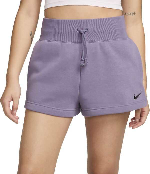 ナイキ レディース ハーフパンツ・ショーツ ボトムス Nike Sportswear Women's Phoenix Fleece High-Waisted Shorts Daybreak