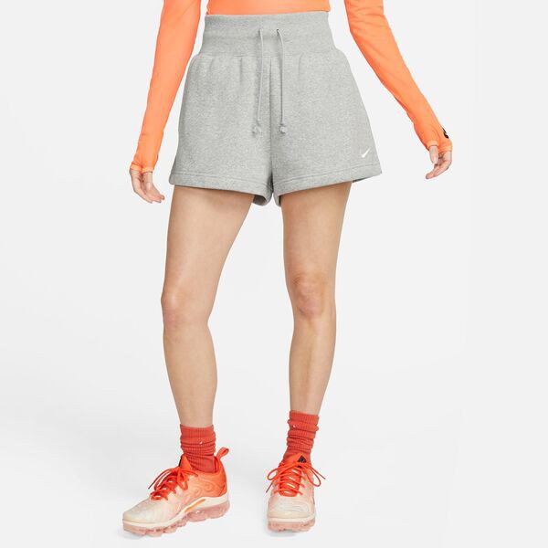 ナイキ レディース ハーフパンツ・ショーツ ボトムス Nike Sportswear Women's Phoenix Fleece High-Waisted Shorts Dk Grey Heather