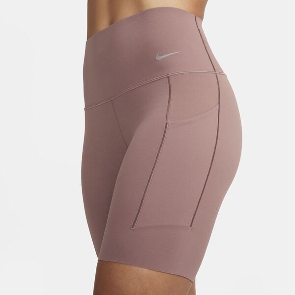 ナイキ レディース ハーフパンツ・ショーツ ボトムス Nike Women's Universa Medium-Support High-Waisted 8 Biker Shorts Smokey Mauve