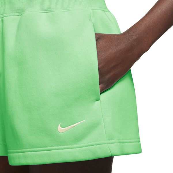 ナイキ レディース ハーフパンツ・ショーツ ボトムス Nike Sportswear Women's Phoenix Fleece High-Waisted Shorts Vapor Green