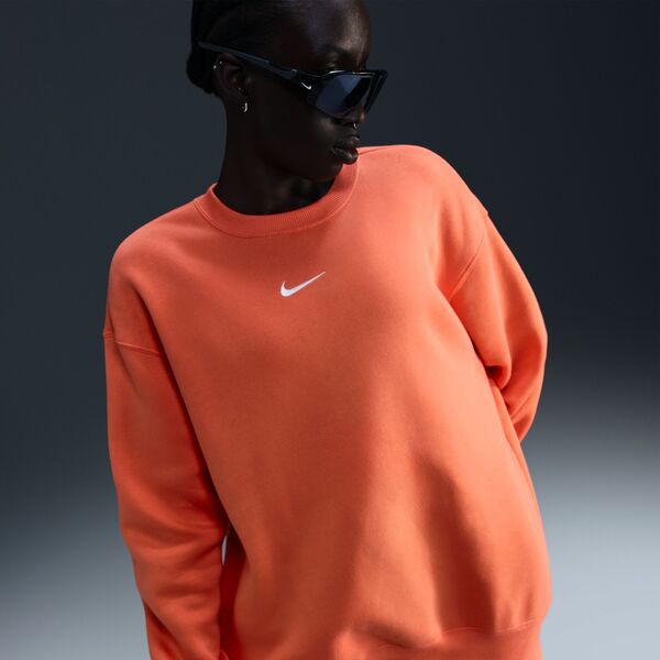ナイキ レディース パーカー・スウェット アウター Nike Women's Sportswear Phoenix Fleece Oversized Sweatshirt Lt Wild Mango
