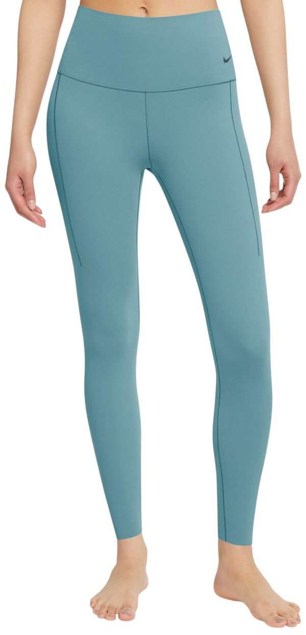 ナイキ レディース レギンス ボトムス Nike Women's Zenvy Gentle-Support High-Waisted 7/8 Leggings Denim Turq