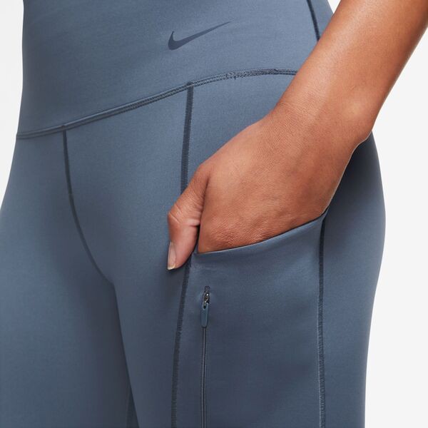 ナイキ レディース ハーフパンツ・ショーツ ボトムス Nike Women's Go Firm-Support High-Waisted Cropped Leggings Diffused Blue