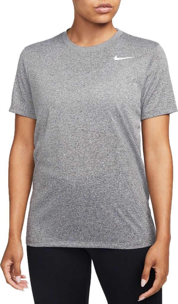 ナイキ レディース シャツ トップス Nike Women's Dri-FIT Legend T-Shirt Black Heather