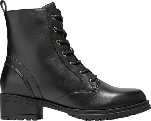 コールハーン レディース ブーツ・レインブーツ シューズ Cole Haan Women's Camea Waterproof Combat Boots Black