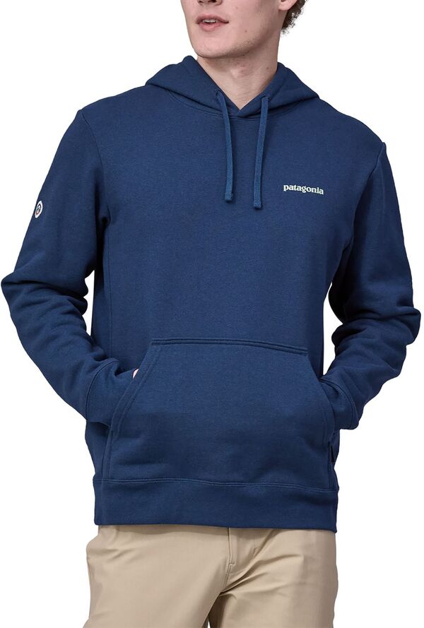 パタゴニア メンズ パーカー・スウェット アウター Patagonia Men's Fitz Roy Icon Uprisal Hoodie Lagom Blueの通販は