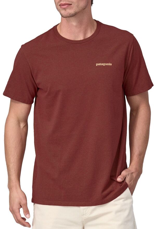 パタゴニア メンズ カジュアルパンツ ボトムス Patagonia Men's Fitz Roy Icon Responsibili-Tee T-Shirt Mangrove Redの通販は 11,085円