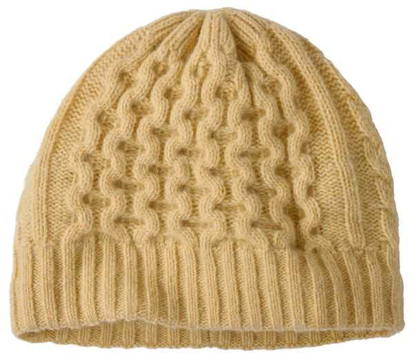 パタゴニア レディース 帽子 アクセサリー Patagonia Costal Cable Beanie Beeswax Tan