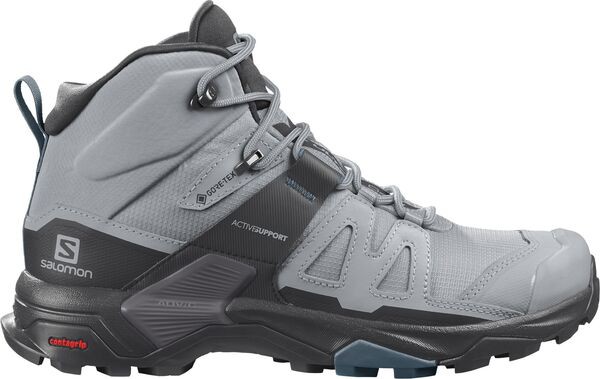 サロモン レディース ブーツ・レインブーツ シューズ Salomon Women's X Ultra 4 Mid GTX Hiking Boots Quarry