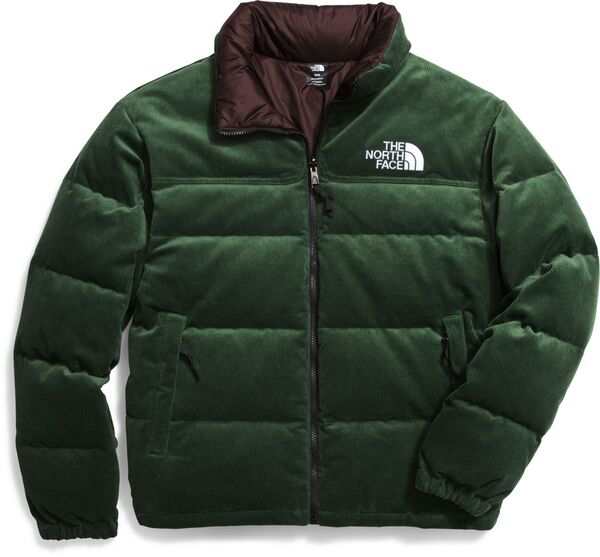 ノースフェイス メンズ ジャケット・ブルゾン アウター The North Face Men's 92 Reversible Nuptse Jacket Pine Needle/Coal Brown