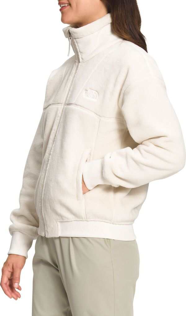 ノースフェイス レディース ジャケット・ブルゾン アウター The North Face Women's Luxe Osito Full Zip Jacket Gardenia White