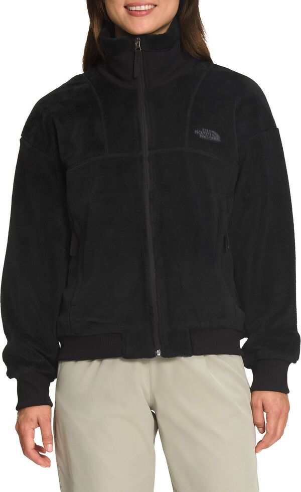 ノースフェイス レディース ジャケット・ブルゾン アウター The North Face Women's Luxe Osito Full Zip Jacket TNF Black