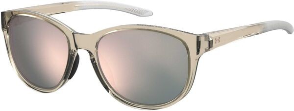 アンダーアーマー メンズ サングラス・アイウェア アクセサリー Under Armour Breathe Mirrored Sunglasses Gray/Rose Gold Mirror