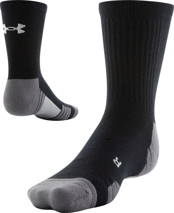 アンダーアーマー メンズ 靴下 アンダーウェア Under Armour Team Crew Socks Black 5,702円