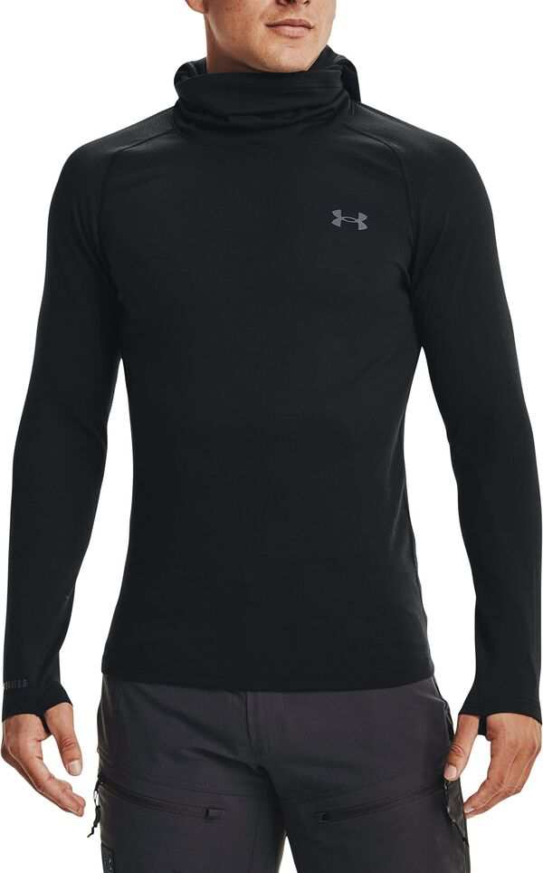 アンダーアーマー メンズ パーカー・スウェット アウター Under Armour Men's Packaged Base 3.0 Hoodie Black/Pitch Gray