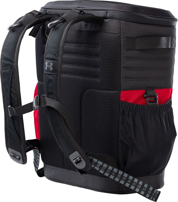 アンダーアーマー メンズ バックパック・リュックサック バッグ Under Armour 25 Can Backpack Cooler Black/Red バックパック・リュック