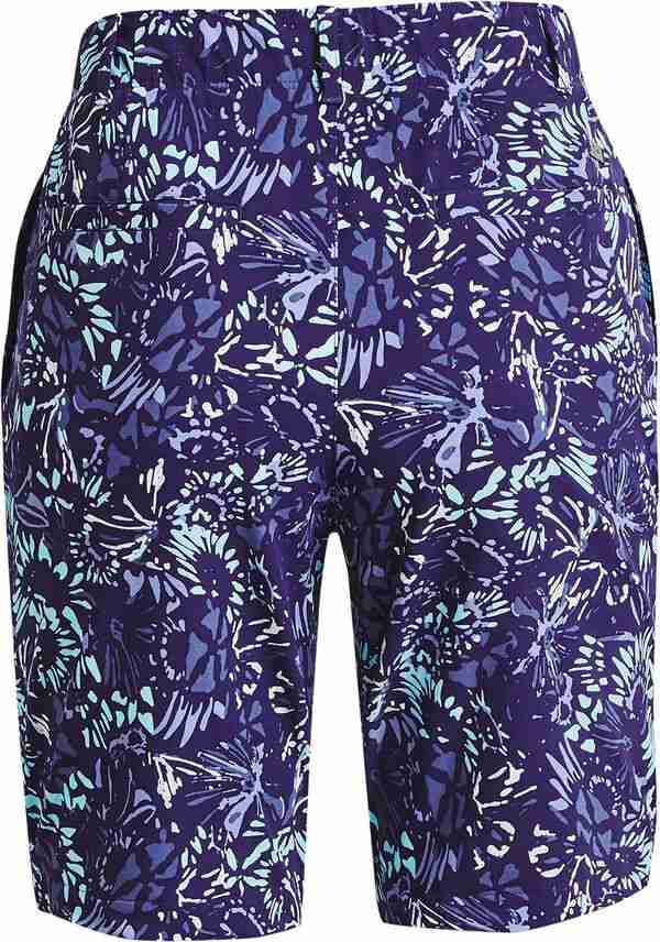 アンダーアーマー レディース ハーフパンツ・ショーツ ボトムス Under Armour Women's 9” Links Printed Golf Shorts Sonar Blue/Baja B