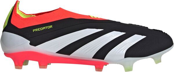 アディダス メンズ スニーカー シューズ adidas Predator Elite Laceless FG Soccer Cleats Black/White