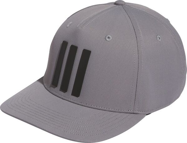 アディダス メンズ 帽子 アクセサリー adidas Men's 3-Stripes Tour Golf Cap Grey Three