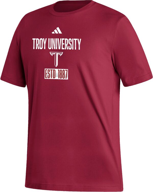 アディダス メンズ Tシャツ トップス adidas Men's Troy Trojans Cardinal Amplifier T-Shirtの通販は