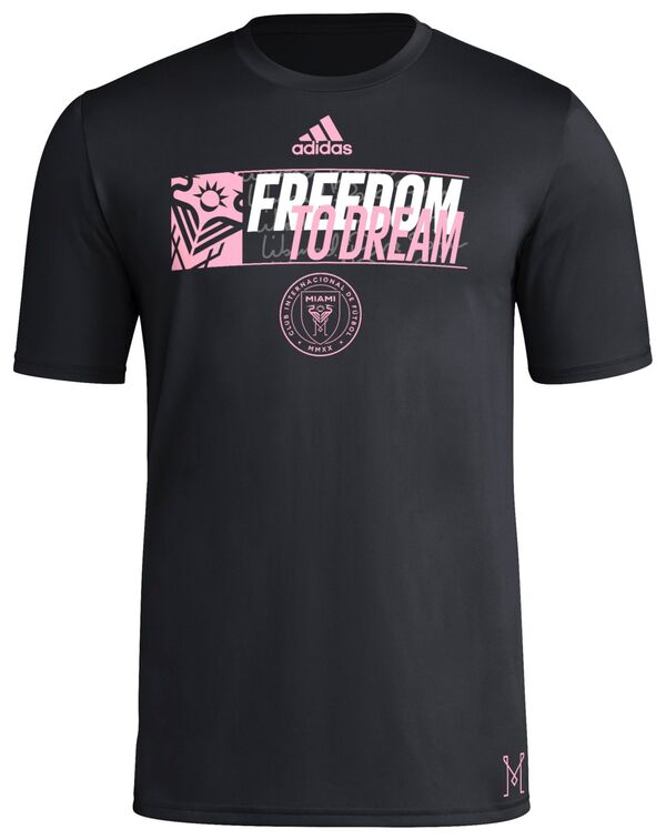 アディダス メンズ Tシャツ トップス adidas Adult Inter Miami CF 2024 Jersey Hook Black T-Shirtの通販は