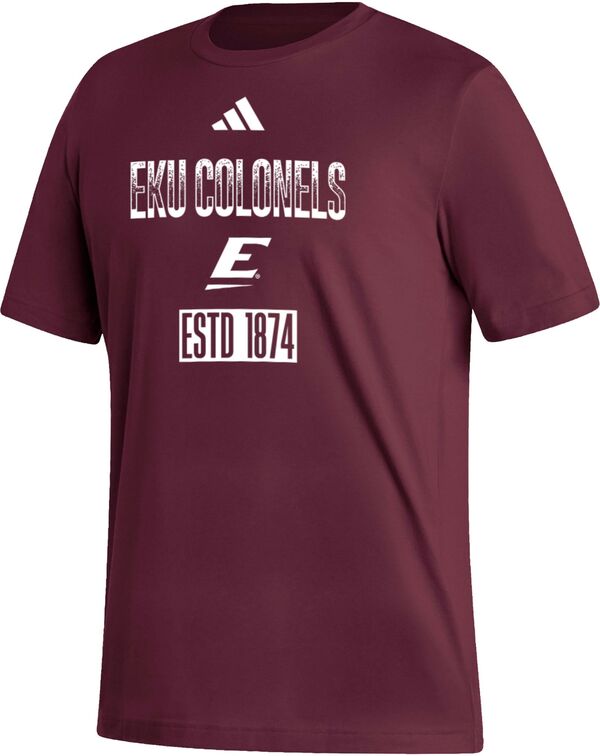 アディダス メンズ Tシャツ トップス adidas Men's Eastern Kentucky Colonels Maroon Amplifier T-Shirtの通販は 8,125円