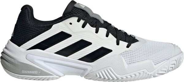 アディダス メンズ スニーカー シューズ adidas Men's Barricade 13 Tennis Shoes White/Black/Grey