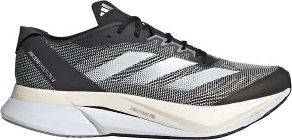 アディダス メンズ スニーカー シューズ adidas Men's Adizero Boston 12 Running Shoes Black/White/Carbon