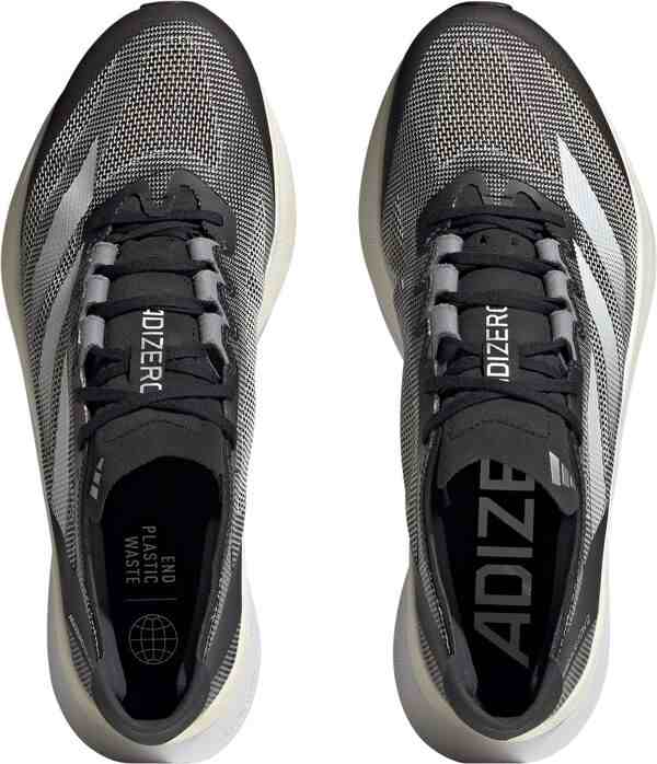 アディダス メンズ スニーカー シューズ adidas Men's Adizero Boston 12 Running Shoes Black/White/Carbon