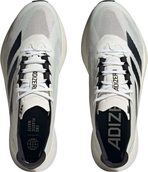 アディダス メンズ スニーカー シューズ adidas Men's Adizero Boston 12 Running Shoes White/Black