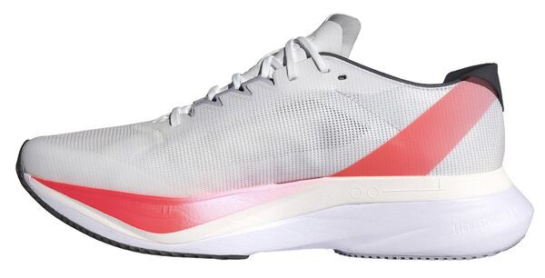 アディダス メンズ スニーカー シューズ adidas Men's Adizero Boston 12 Running Shoes White/Solar Red