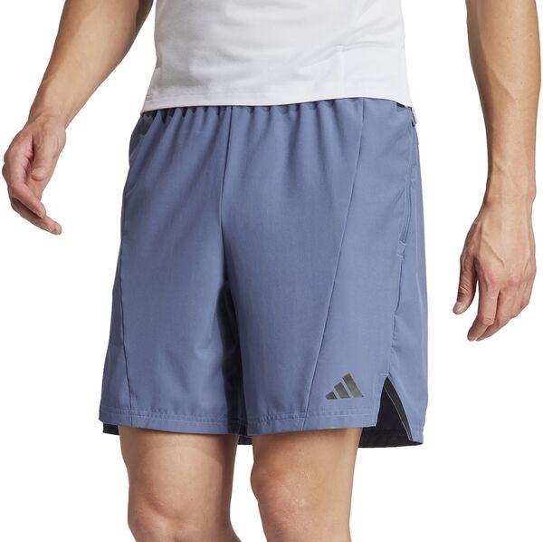 アディダス メンズ ハーフパンツ・ショーツ ボトムス adidas Men's Designed for Training 9'' Workout Shorts Preloved Ink