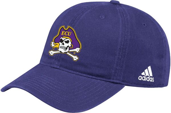 アディダス レディース 帽子 アクセサリー adidas Men's East Carolina Pirates Purple Slouch Adjustable Hatの通販は 12,480円