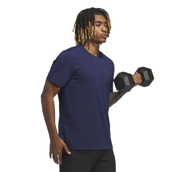 アディダス メンズ Tシャツ トップス adidas Men's Axis 3.0 Tech Training Short Sleeve T-Shirt Team Navyの通販は