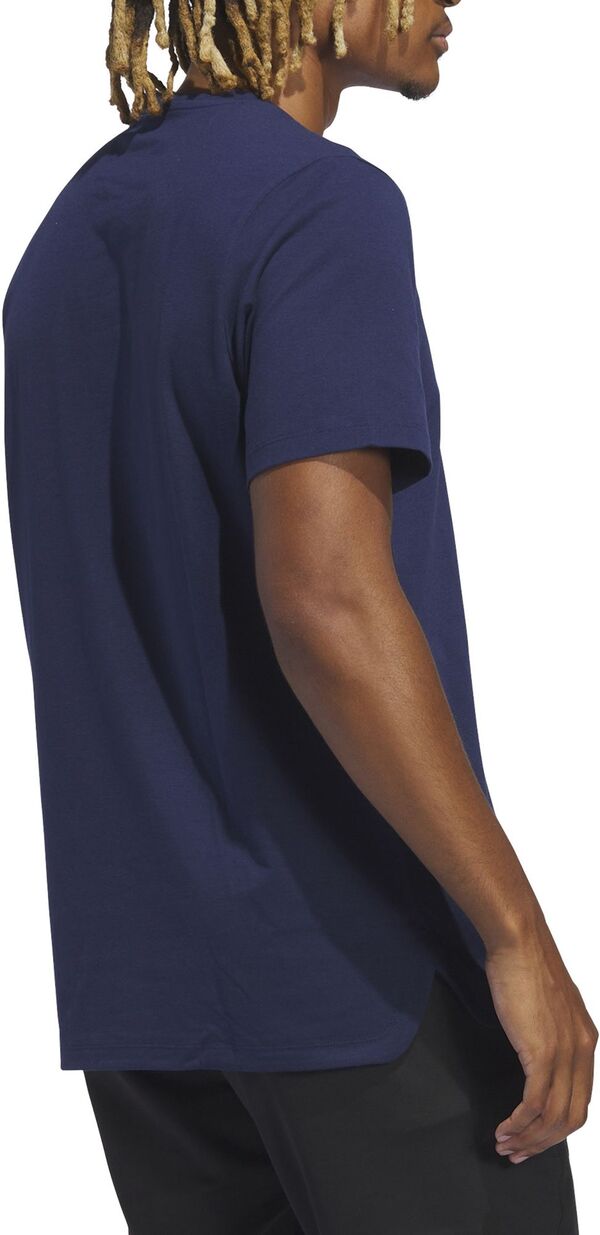 アディダス メンズ Tシャツ トップス adidas Men's Axis 3.0 Tech Training Short Sleeve T-Shirt Team Navyの通販は