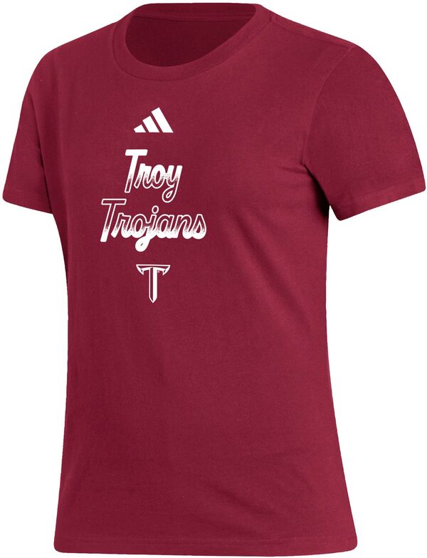 アディダス レディース Tシャツ トップス adidas Women's Troy Trojans Cardinal Amplifier T-Shirt 13,980円
