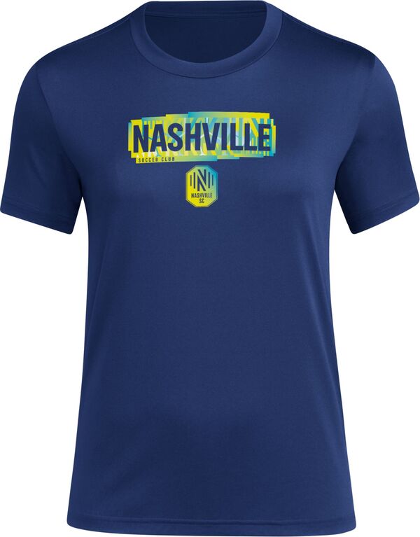 アディダス レディース Tシャツ トップス adidas Women's Nashville SC 2024 Local Pop Navy T-Shirt 13,980円